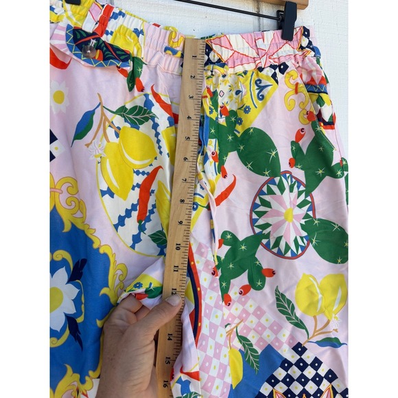 NWT Anthropologie Maeve Straight Leg Pull On Silky Pants, Sz S - Picture 6 of 9